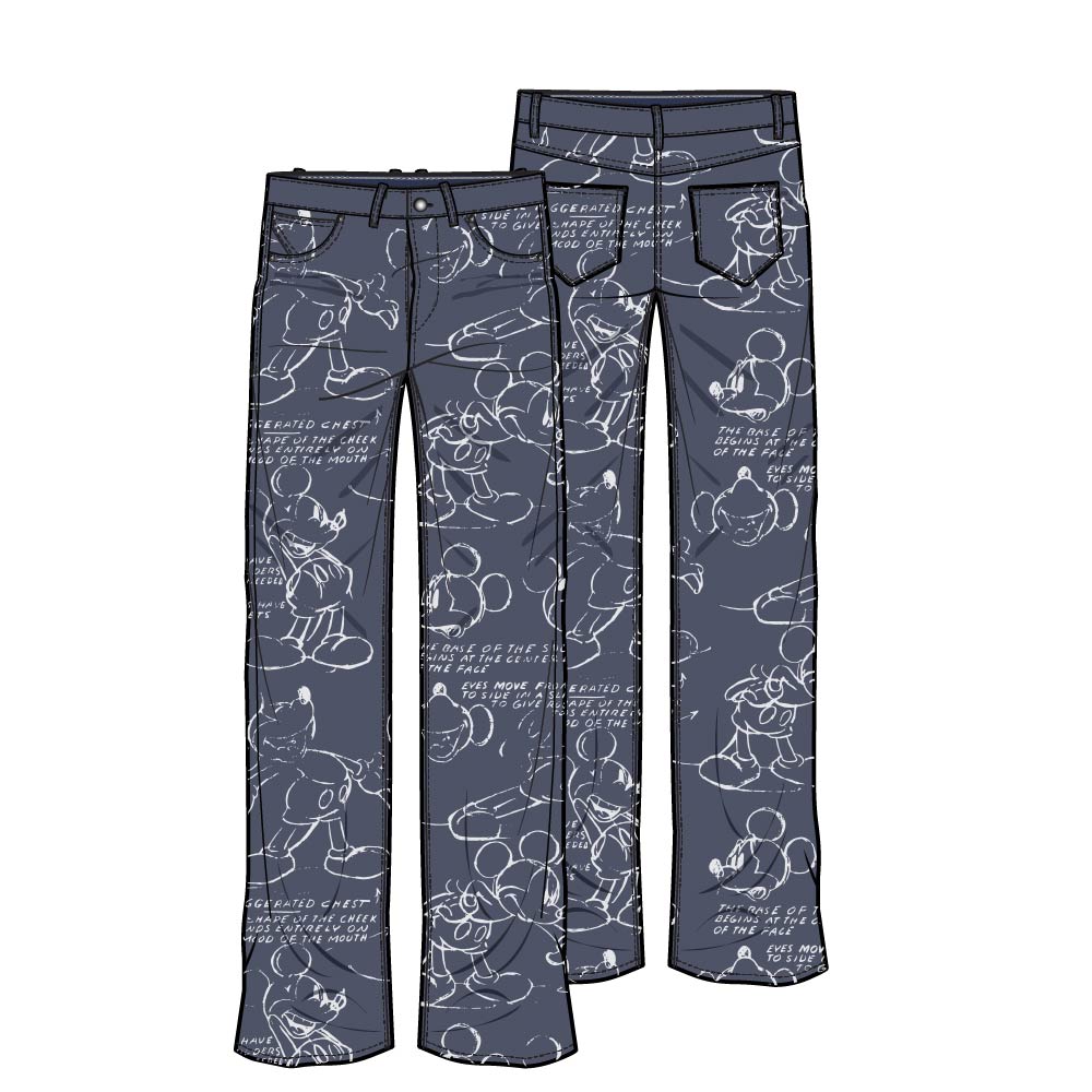 DENIM JEANS | AOP BURN OUT
