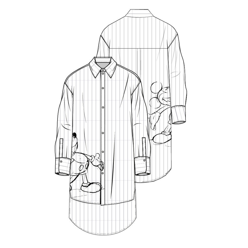 OVERSIZE SHIRT DRESS | EMBROIDERY