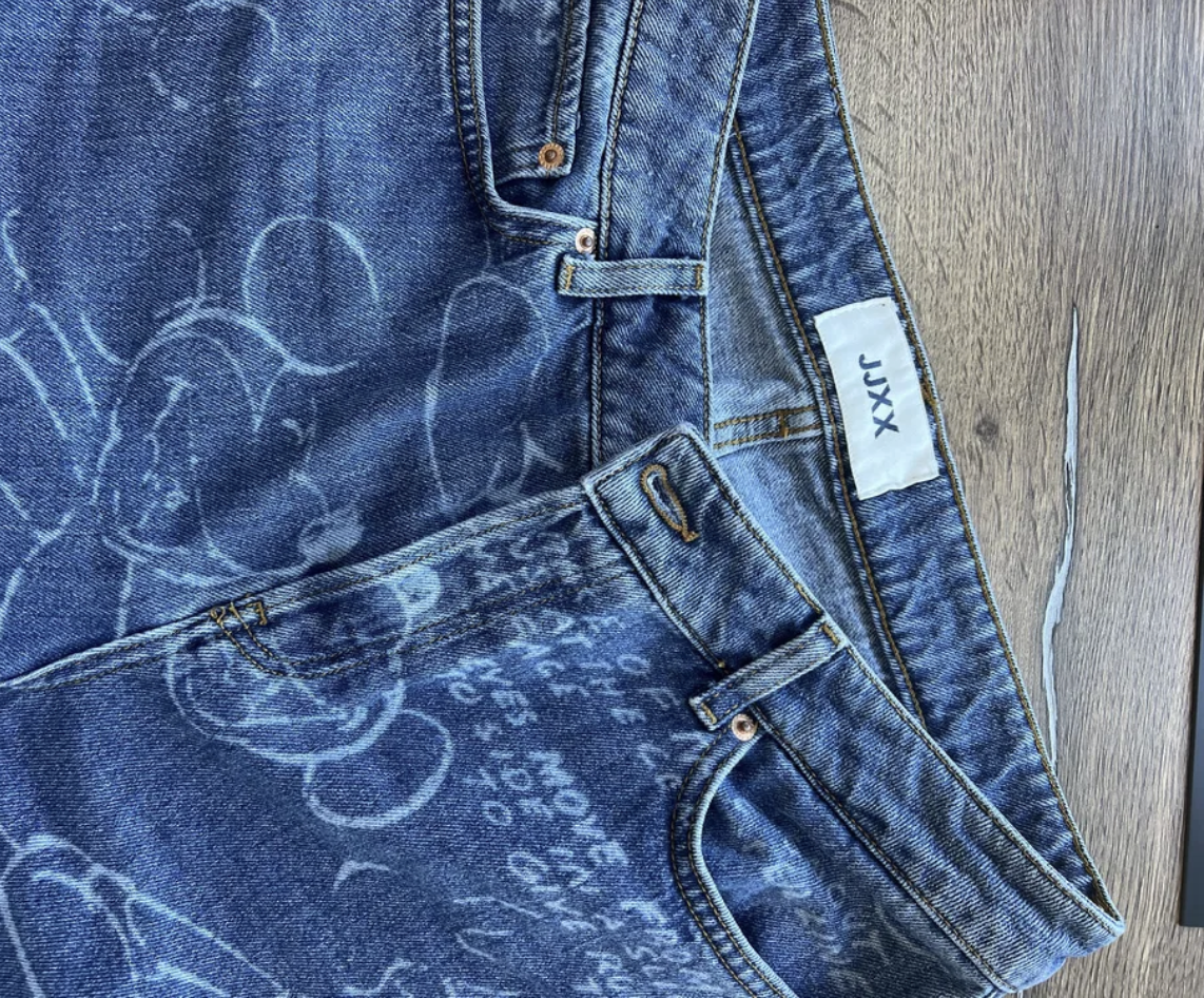 DENIM JEANS | AOP BURN OUT